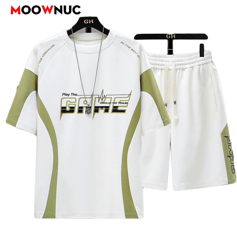 Summer Streetwear Men's 2025 Sportswear Set Casual Outdoor Camping Breathable 2-Piece Tracksuit with T-shirt And Shorts Fashion
Summer Streetwear Men's 2025 Sportswear Set Casual Outdoor Camping Breathable 2-Piece Tracksuit with T-shirt And Shorts Fashion