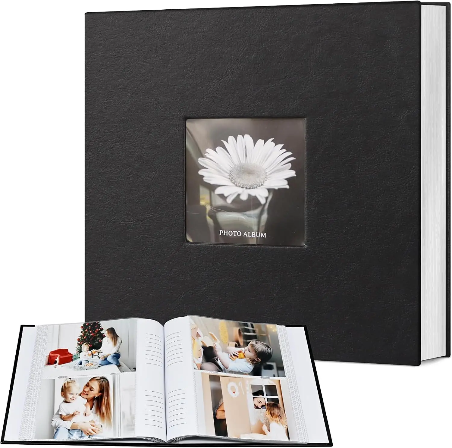 Photo Album 4x6 200 Photos with Writing Space, Leather Cover Album with Display Picture Window, Photo Book for Wedding Family Baby Gift
Photo Album 4x6 200 Photos with Writing Space, Leather Cover Album with Display Picture Window, Photo Book for Wedding Family Baby Gift