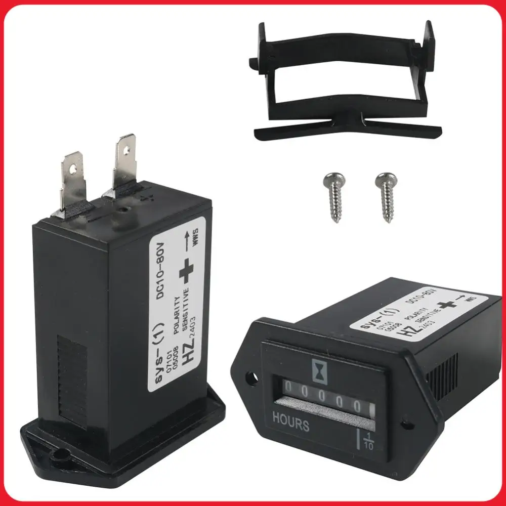 DC 10-80V Complete-Seal Timer Gauge Hour Counter Professional Engine Hourmeter for Engine Generator Boat Motorcross
DC 10-80V Complete-Seal Timer Gauge Hour Counter Professional Engine Hourmeter for Engine Generator Boat Motorcross
