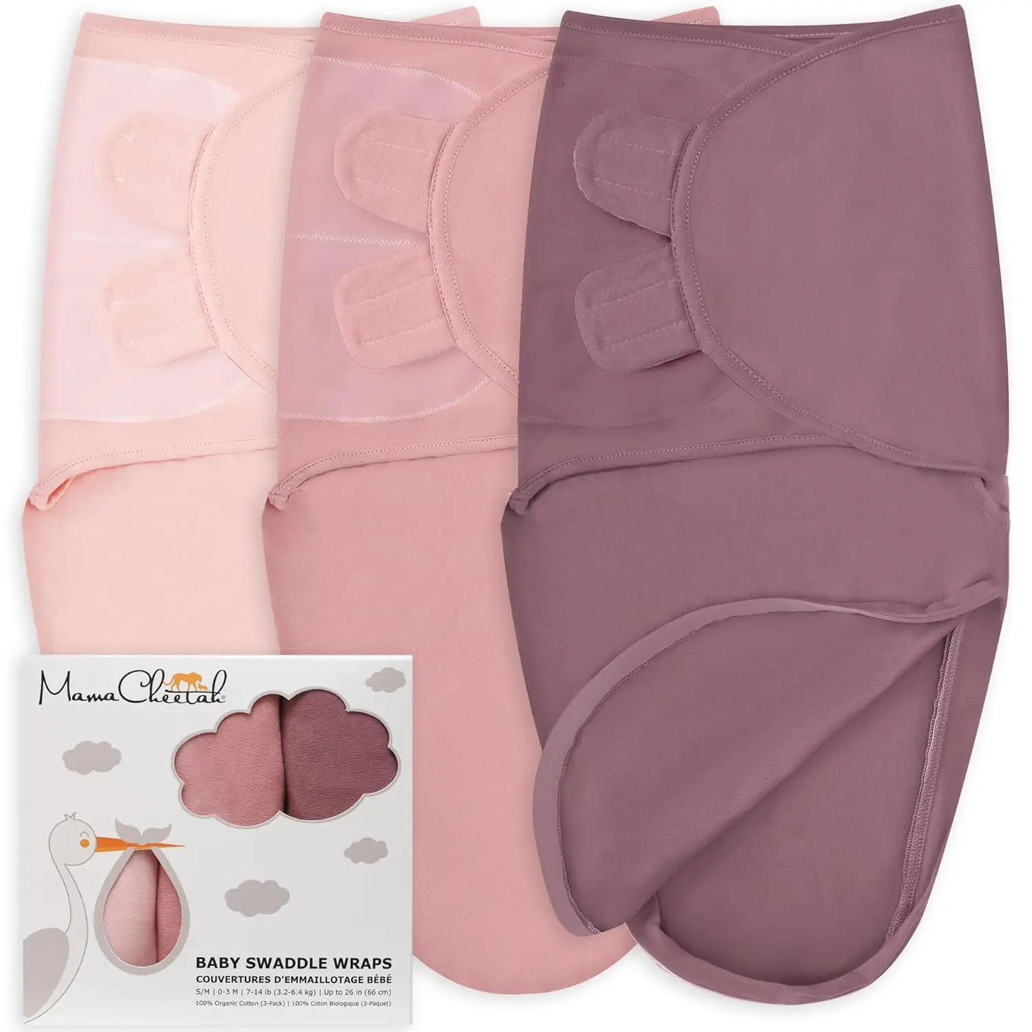 Ultra Soft Organic Cotton Zipper Swaddle for Newborns 0-3 Months, Adjustable Sleep Sack with Easy Diaper Change
Ultra Soft Organic Cotton Zipper Swaddle for Newborns 0-3 Months, Adjustable Sleep Sack with Easy Diaper Change