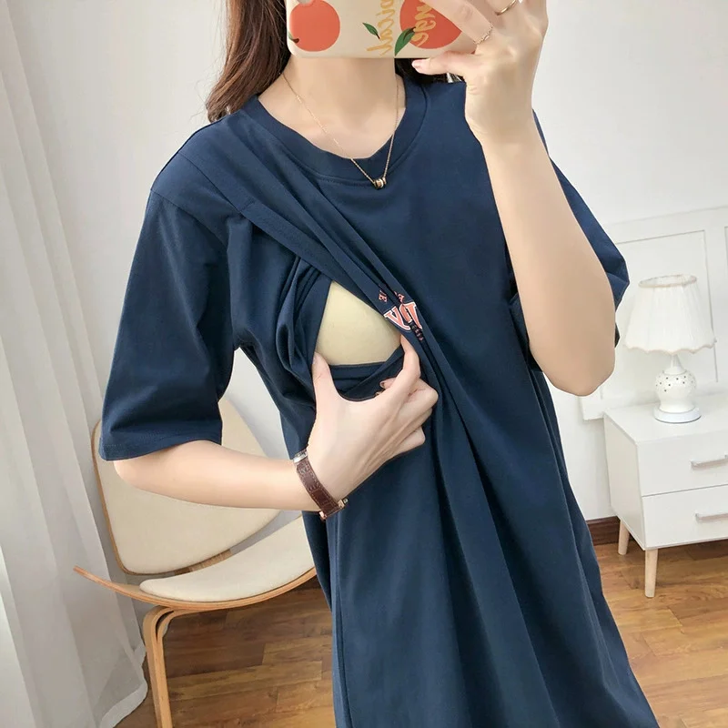 Cartoon Maternity Tops Short Sleeve Pregnancy Breastfeeding Tshirt Cotton Pregnant Women Nursing Feeding Clothes For Mothers
Cartoon Maternity Tops Short Sleeve Pregnancy Breastfeeding Tshirt Cotton Pregnant Women Nursing Feeding Clothes For Mothers