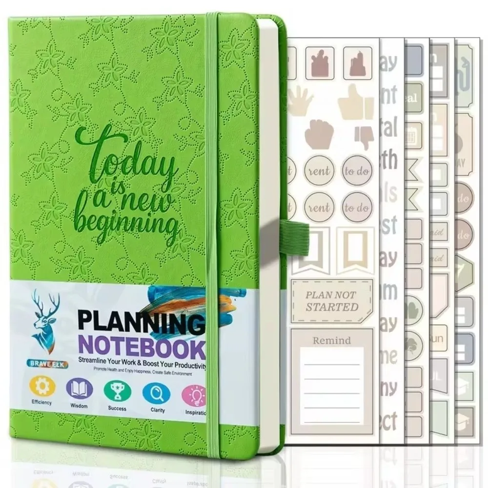 A5 Student Daily Schedule 100Sheets PU Leather Cover Weekly Plan Book Undated Format Efficiency Planner Schedule Agenda
A5 Student Daily Schedule 100Sheets PU Leather Cover Weekly Plan Book Undated Format Efficiency Planner Schedule Agenda