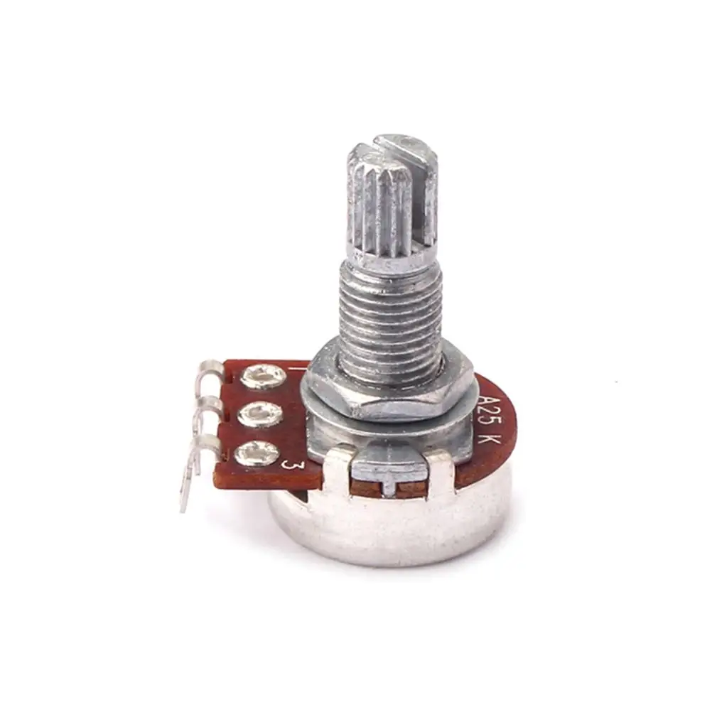 A25K-ohm Control Pot Potentiometers Guitar Potentiometers Bass Potentiometers Potentiometers for Guitar
A25K-ohm Control Pot Potentiometers Guitar Potentiometers Bass Potentiometers Potentiometers for Guitar