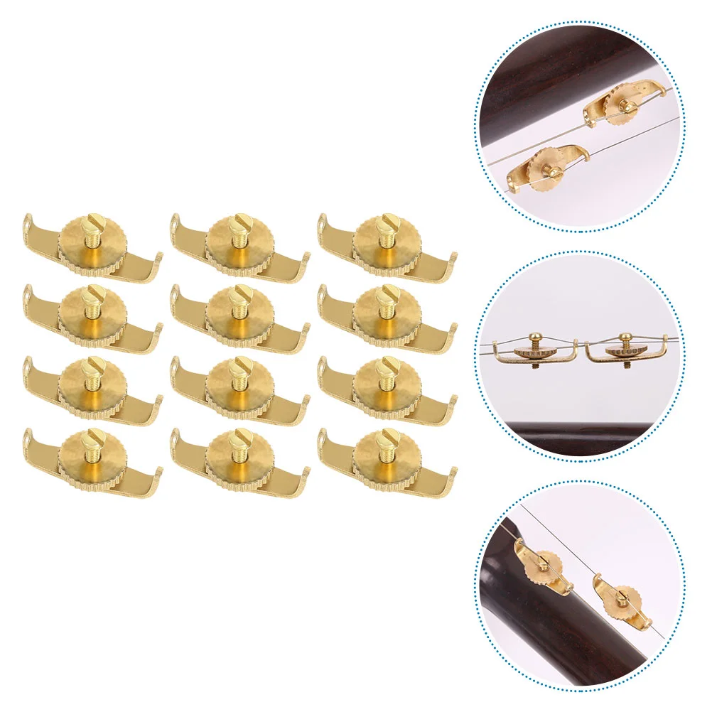 12 Pcs Electric Guitar Parts Erhu Fine-tuning Replacement Accessories Copper Adjustment Tools
12 Pcs Electric Guitar Parts Erhu Fine-tuning Replacement Accessories Copper Adjustment Tools