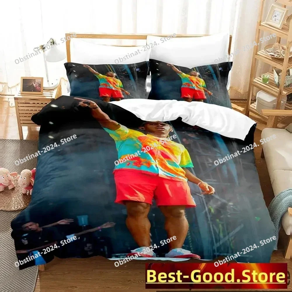 3D Print Tyler The Creator Rapper Printed Bed Set Duvet Cover Pillowcase Bedding Set Bed Linen Sheet Quilt Full Queen King Size
3D Print Tyler The Creator Rapper Printed Bed Set Duvet Cover Pillowcase Bedding Set Bed Linen Sheet Quilt Full Queen King Size