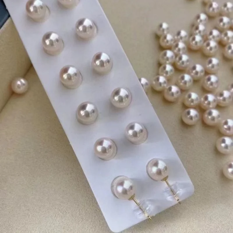 Серьги-гвоздики из стерлингового серебра 925 пробы с пресноводным жемчугом для женщин и девочек, украшения для ушей, белый круглый шар
Серьги-гвоздики из стерлингового серебра 925 пробы с пресноводным жемчугом для женщин и девочек, украшения для ушей, белый круглый шар