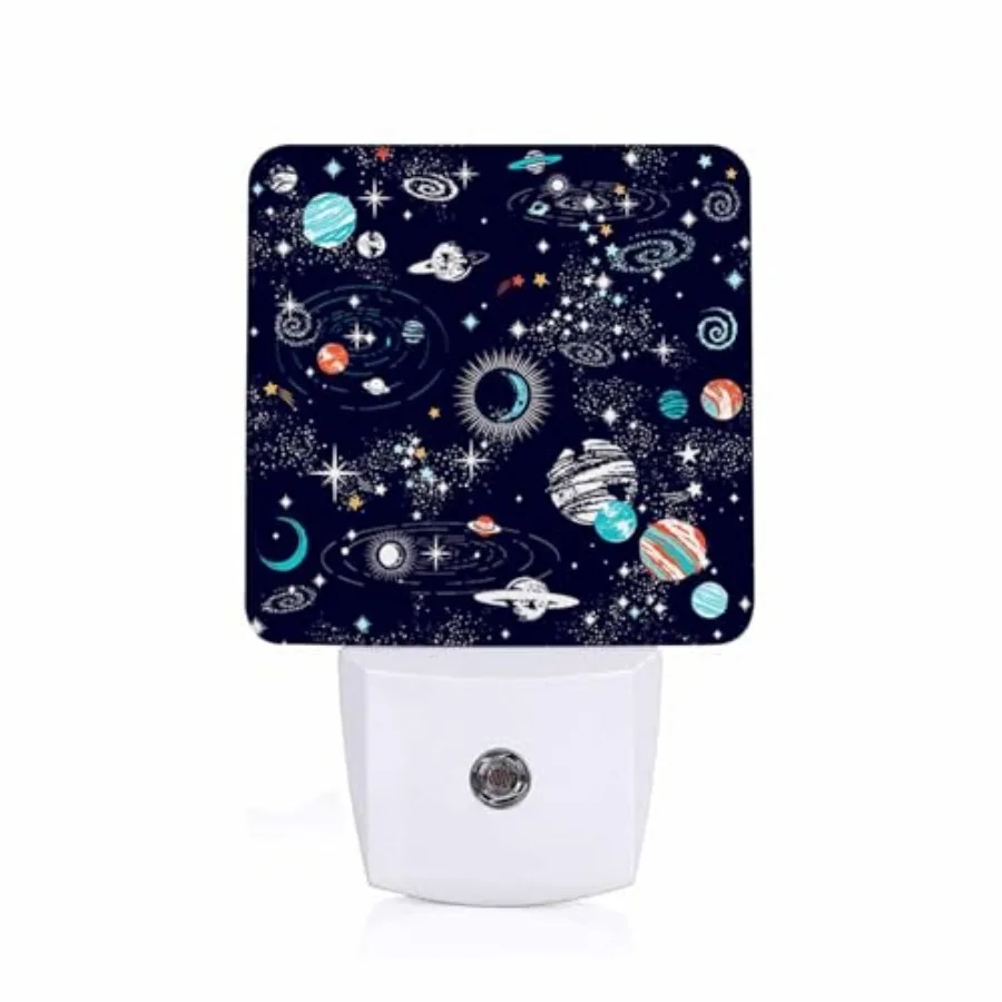LED Night Light, Space Galaxy Constellation Pattern LED Night Light Plug into Wall with Dusk to Dawn Light Sensor White Energy
LED Night Light, Space Galaxy Constellation Pattern LED Night Light Plug into Wall with Dusk to Dawn Light Sensor White Energy