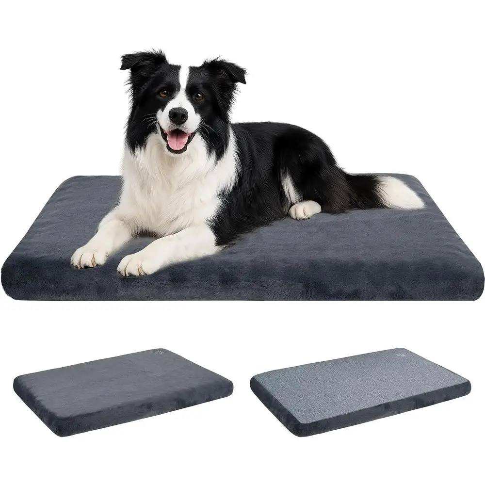 Stylish Dog Bed Mat Dog Crate Pad MattrReversible (Cool & Warm), Water Proo Linings, Removable hine Washable Cover, irm Support
Stylish Dog Bed Mat Dog Crate Pad MattrReversible (Cool & Warm), Water Proo Linings, Removable hine Washable Cover, irm Support