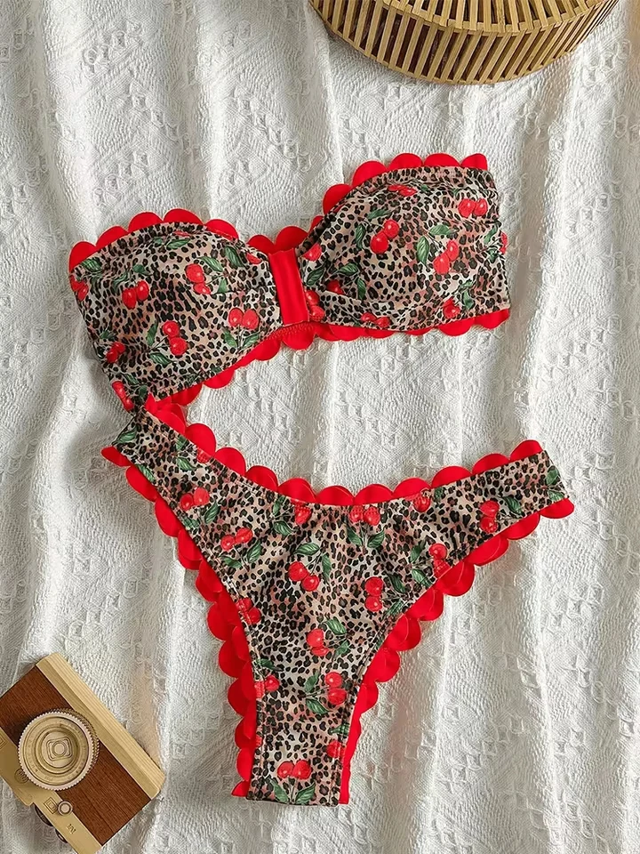 Vzvn Sexy Strapless High Waist Bikini Women Leopard Split Swimsuit Beach Bikini 2026 New All Season Backless Bikinis 2 Piece Set
Vzvn Sexy Strapless High Waist Bikini Women Leopard Split Swimsuit Beach Bikini 2026 New All Season Backless Bikinis 2 Piece Set