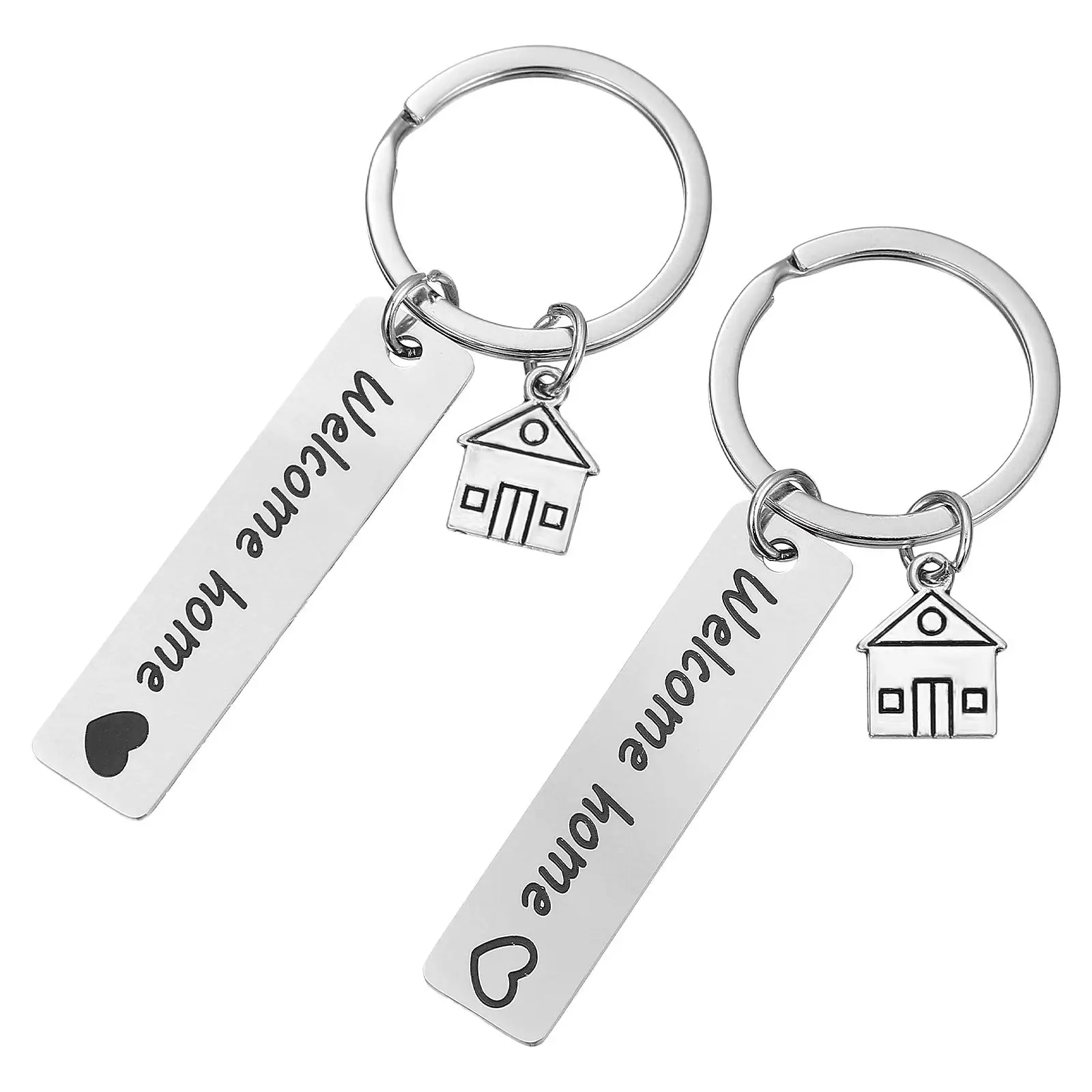 2pcs Keychains Welcome Home Housewarming Gifts Bag Pendant Keychains Bag Housewarming Keychain Pendants 304 Steel Durable
2pcs Keychains Welcome Home Housewarming Gifts Bag Pendant Keychains Bag Housewarming Keychain Pendants 304 Steel Durable