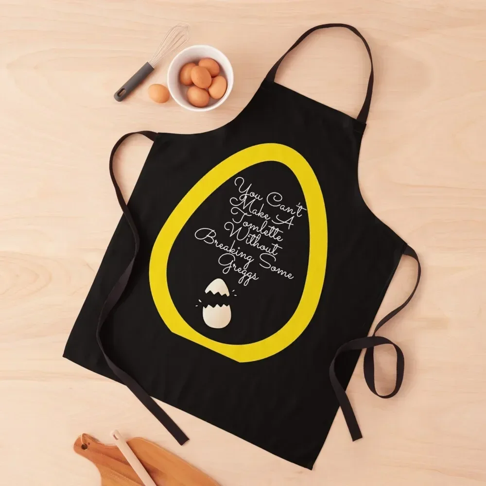 You Can't Make A Tomlette Without Breaking Some Greggs Apron Kitchen on the wall For Man Haircut Apron
You Can't Make A Tomlette Without Breaking Some Greggs Apron Kitchen on the wall For Man Haircut Apron