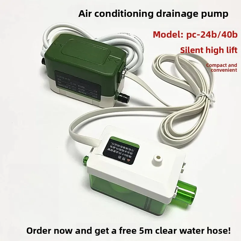 WIPCOOL PC-24B 220V Smart Mini Condensate Pump–24L/H, 10m Head, 19dB(A) Quiet, for Air Conditioner, Fan Coil Unit & Dehumidifier
WIPCOOL PC-24B 220V Smart Mini Condensate Pump–24L/H, 10m Head, 19dB(A) Quiet, for Air Conditioner, Fan Coil Unit & Dehumidifier