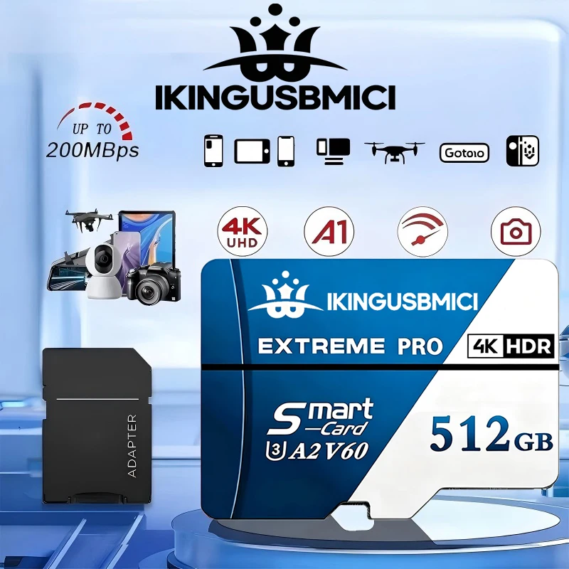 Ultra Memory Card TF Cards Micro TF Card SD Cards 64GB 128GB 512GB Waterproof C10 for Action Camera Gaming Driving Recorder
Ultra Memory Card TF Cards Micro TF Card SD Cards 64GB 128GB 512GB Waterproof C10 for Action Camera Gaming Driving Recorder