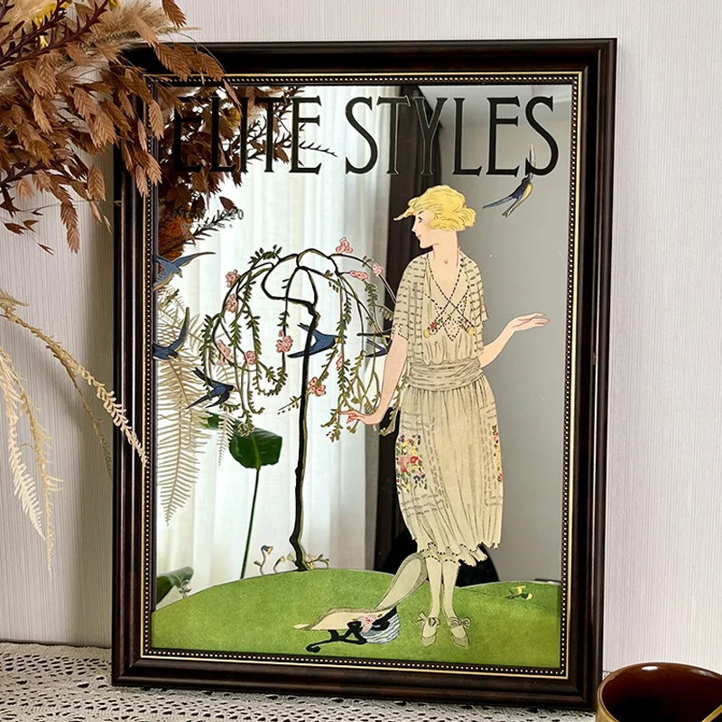 American Mirror Creative Decorative Painting Vintage Niche Painting Decorative Mirror Clothing Store Dining Room Living Room Bed
American Mirror Creative Decorative Painting Vintage Niche Painting Decorative Mirror Clothing Store Dining Room Living Room Bed