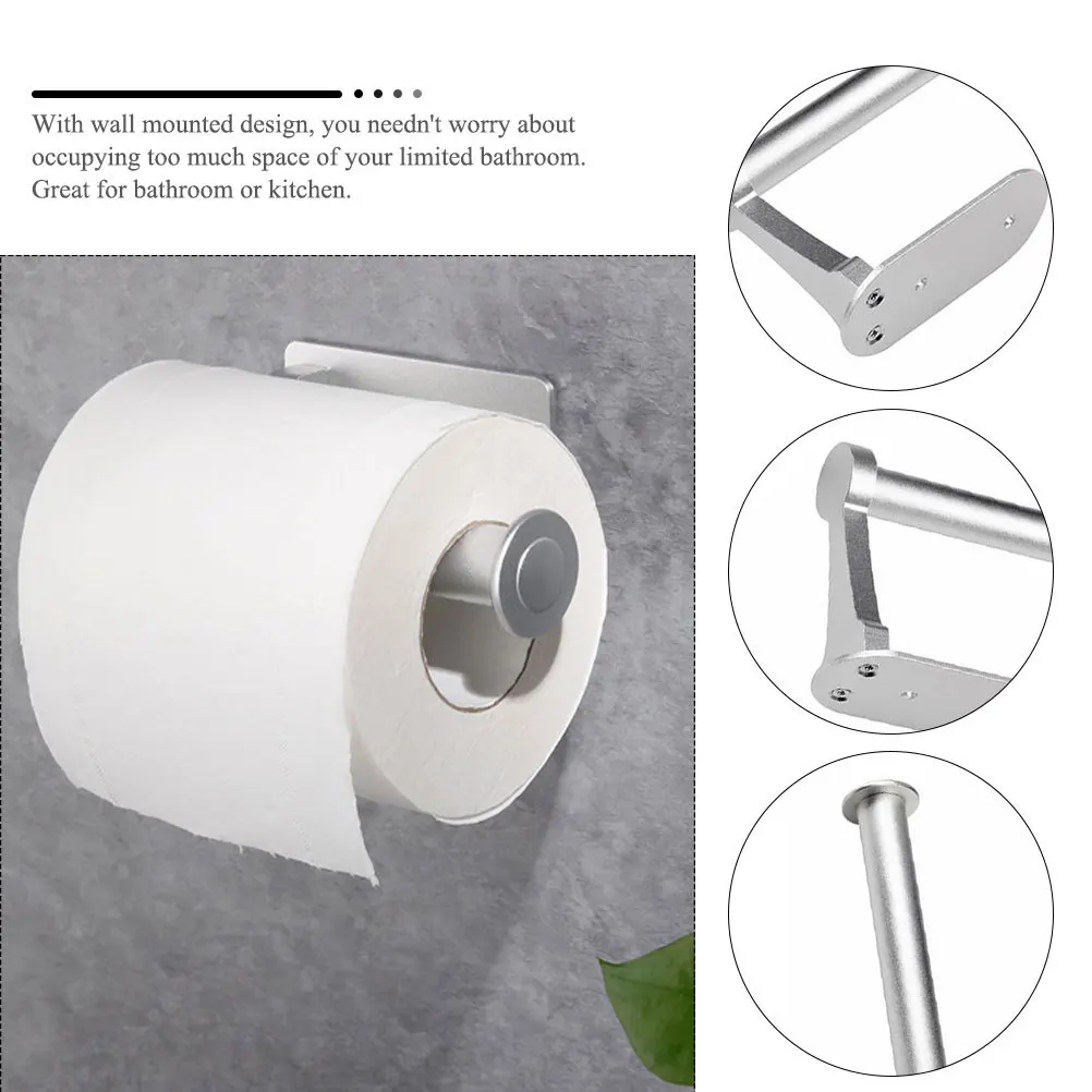Household Paper Mount Space Aluminum Wall Mounted Sturdy Paper Rack Bathroom Kitchen Home Accessory Home Accessory 
Household Paper Mount Space Aluminum Wall Mounted Sturdy Paper Rack Bathroom Kitchen Home Accessory Home Accessory