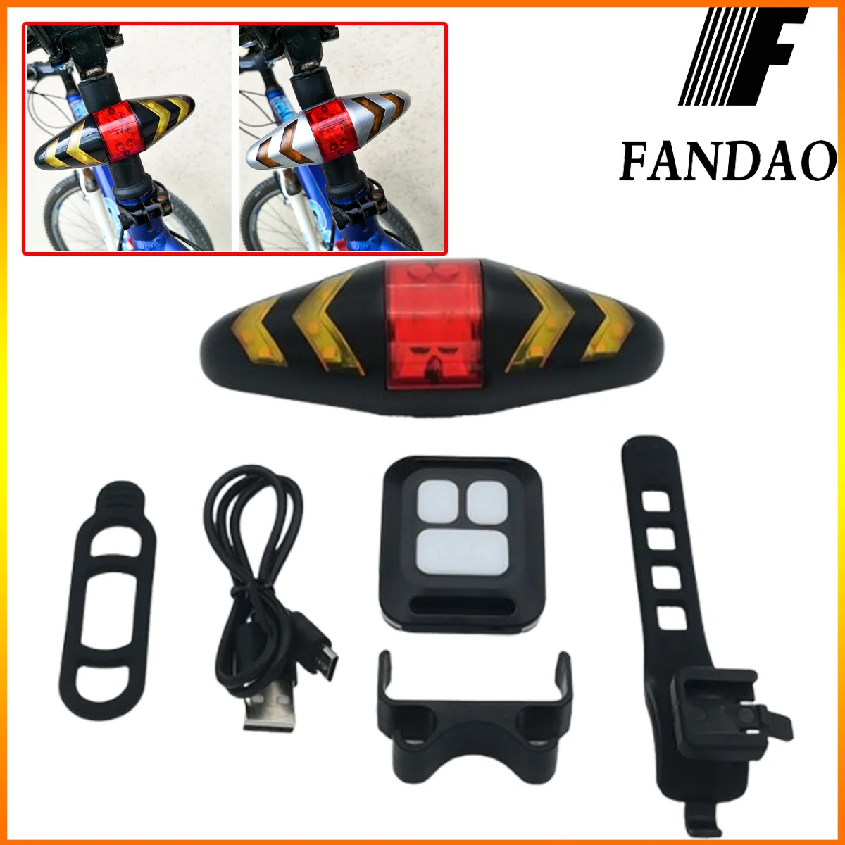 Bike Tail Light with Turn Signals USB Rechargeable Ultra Bright LED Safety Bike Brake Rear Light for Mountain Bike Road Bicycle
Bike Tail Light with Turn Signals USB Rechargeable Ultra Bright LED Safety Bike Brake Rear Light for Mountain Bike Road Bicycle
