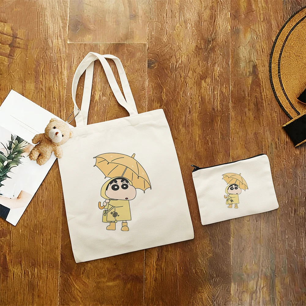 Kawaii Crayon Shin Chan 3pcs Canvas Bag Lovely Winter Cartoon Large Capacity Tote Wallet Anime Fans Girls Student Daily Handbag
Kawaii Crayon Shin Chan 3pcs Canvas Bag Lovely Winter Cartoon Large Capacity Tote Wallet Anime Fans Girls Student Daily Handbag