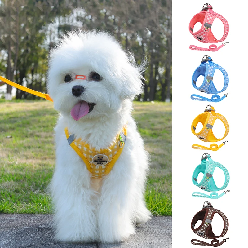 Fashionable Plaid Cat Chest Strap Vest Leash Adjustable No Pull Reflective Outdoor Pet Harness for Kitten Puppy Dogs Accessories
Fashionable Plaid Cat Chest Strap Vest Leash Adjustable No Pull Reflective Outdoor Pet Harness for Kitten Puppy Dogs Accessories