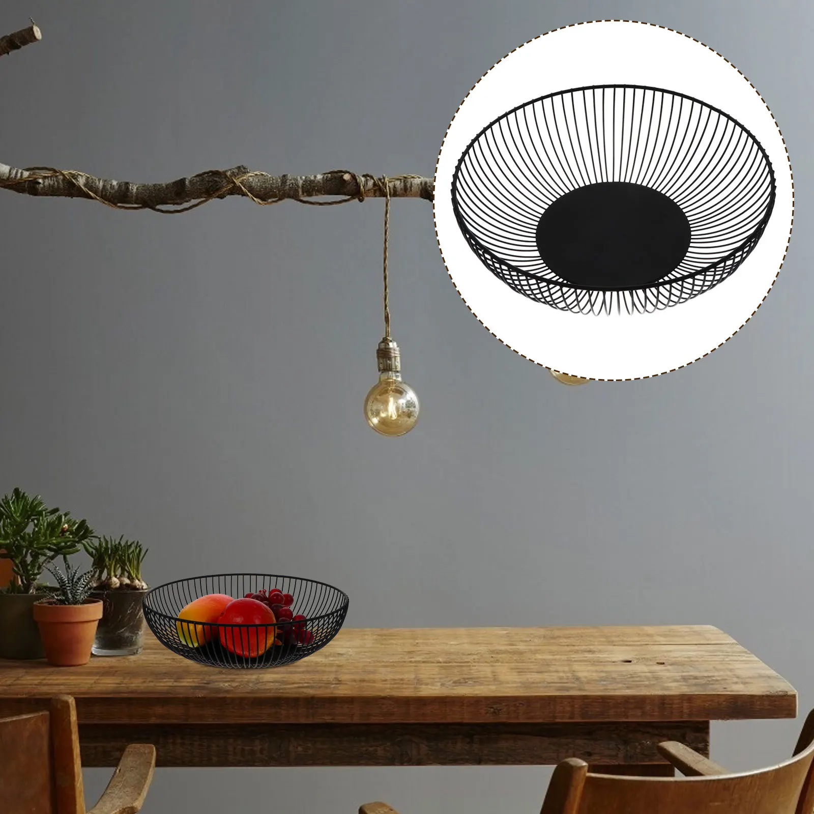 11 Inch Round Wire Basket Fruit Bowl for Kitchen Storage Snack Candy Holder Decorative Bowl Home Decor Countertop Organizer
11 Inch Round Wire Basket Fruit Bowl for Kitchen Storage Snack Candy Holder Decorative Bowl Home Decor Countertop Organizer