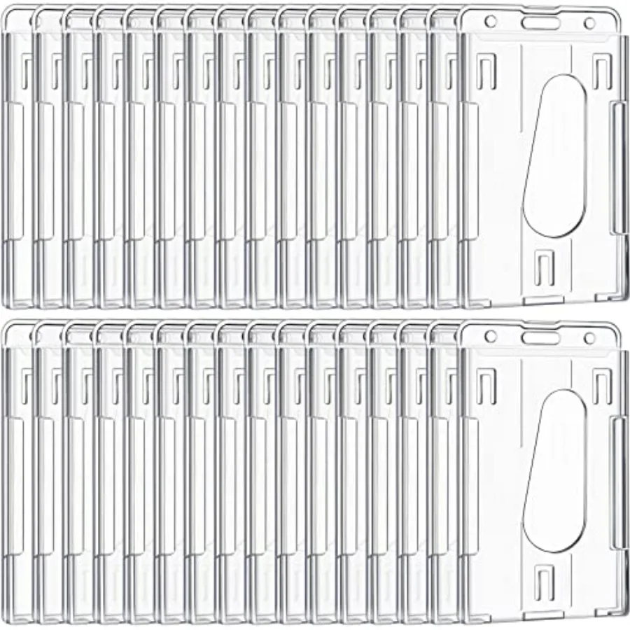 25 Pieces 2 ID Badge Holder Heavy Duty Plastic ID Card Holder Transparent Protector Clear Badge Protector Cover Sleeve Protecti
25 Pieces 2 ID Badge Holder Heavy Duty Plastic ID Card Holder Transparent Protector Clear Badge Protector Cover Sleeve Protecti