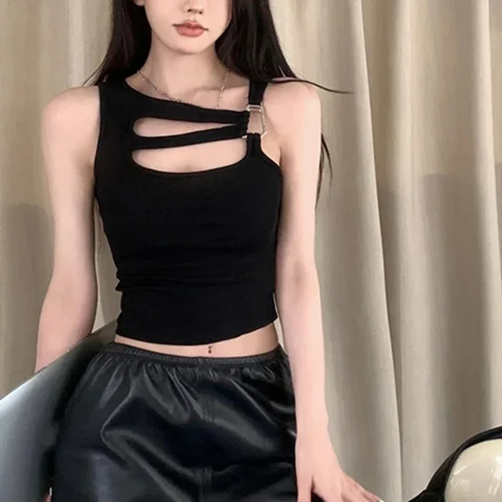 Halter Neck Top Sleeveless Vest Top Casual Style Regular Clothing Length Casual Hollow Top For Women Crochet Black
Halter Neck Top Sleeveless Vest Top Casual Style Regular Clothing Length Casual Hollow Top For Women Crochet Black