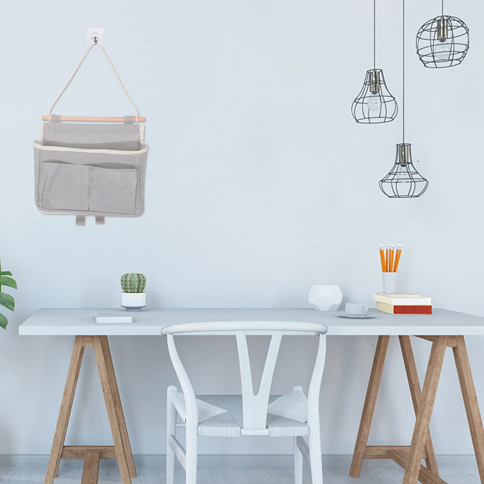 Hanging Storage Pouch for Door Back 3-Level Organizer Bag Home Sundries Container Bedroom Living Room Bathroom Kitchen Storage
Hanging Storage Pouch for Door Back 3-Level Organizer Bag Home Sundries Container Bedroom Living Room Bathroom Kitchen Storage