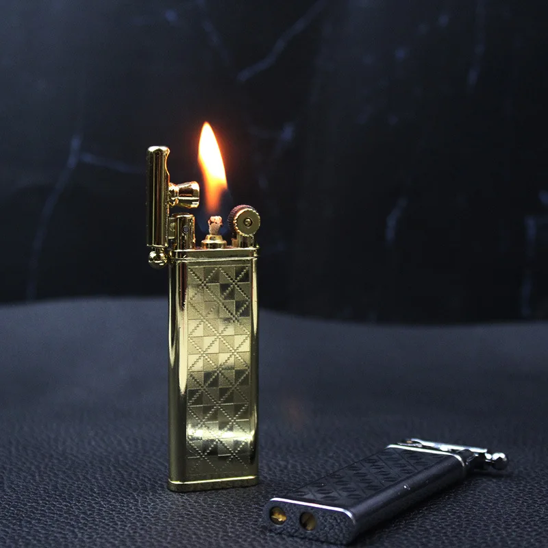 New Ultra-thin Lighter Retro Grinding Wheel Creative Arm Lifting High-end Sealed Checkered Pattern Gift
New Ultra-thin Lighter Retro Grinding Wheel Creative Arm Lifting High-end Sealed Checkered Pattern Gift