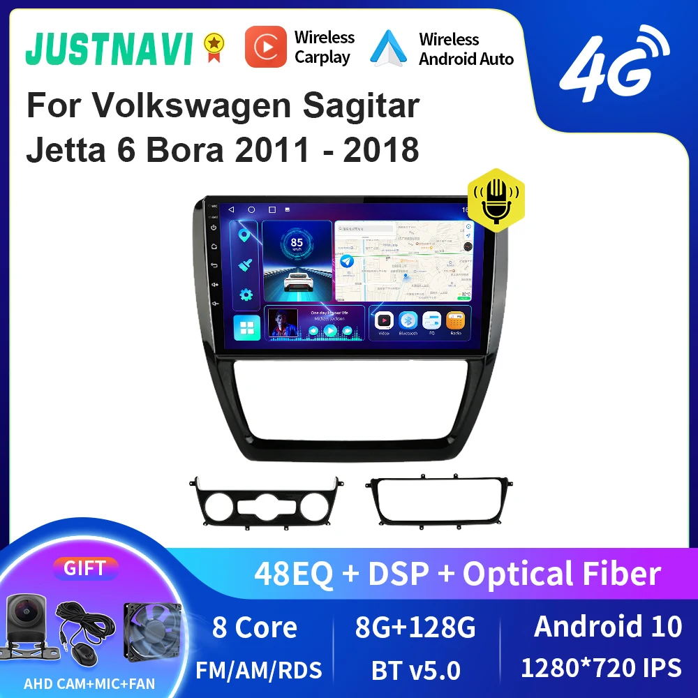 JUSTNAVI QT10 беспроводной CarPlay Android Авторадио для Volkswagen Sagitar Jetta 6 Bora 2011 - 2018 мультимедийный видеоплеер GPS BT
JUSTNAVI QT10 беспроводной CarPlay Android Авторадио для Volkswagen Sagitar Jetta 6 Bora 2011 - 2018 мультимедийный видеоплеер GPS BT