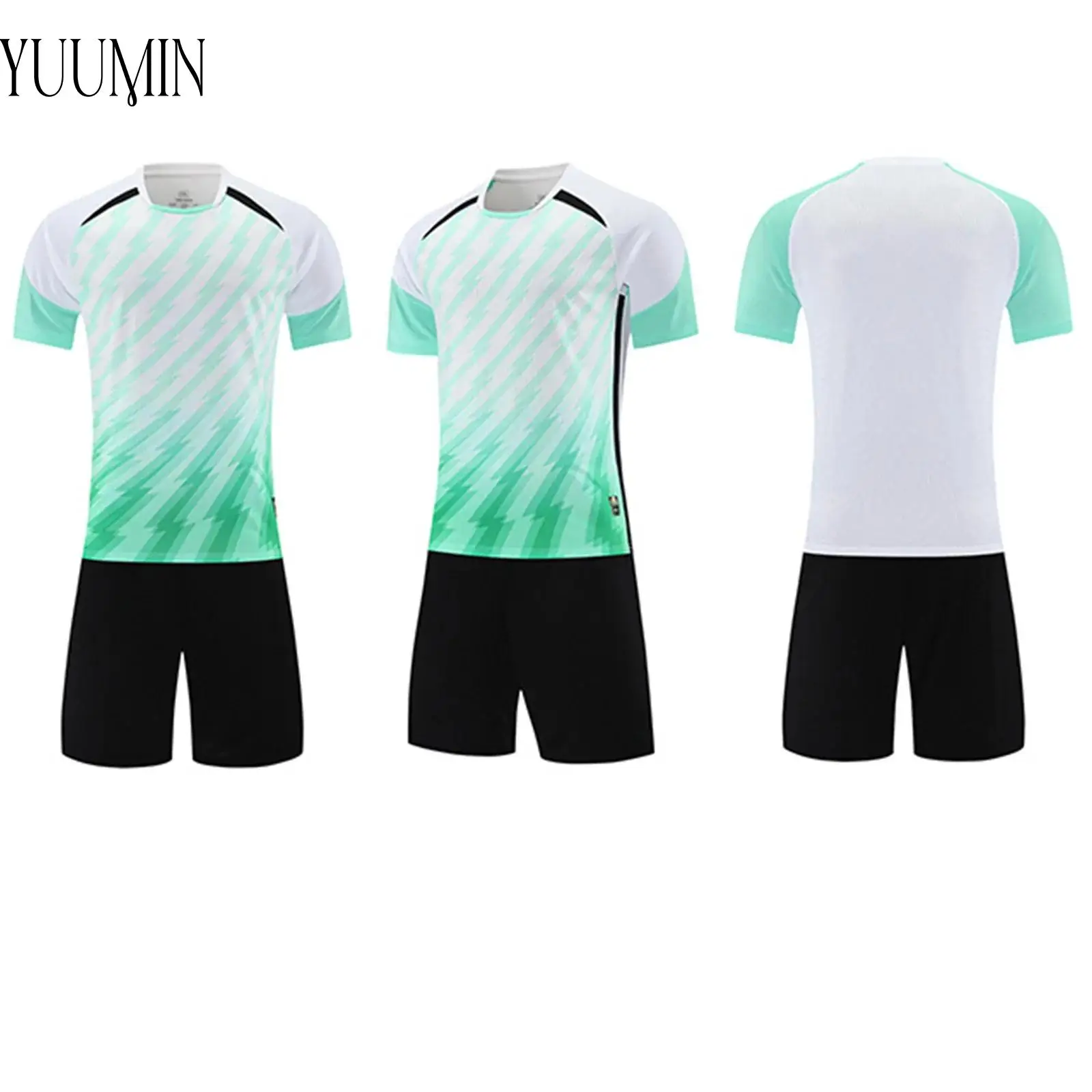 YUUMIN Kids Boys Soccer Team Uniform Quick-Drying Sports Set Short Sleeve T-Shirt with Shorts for Basketball Football Volleyball
YUUMIN Kids Boys Soccer Team Uniform Quick-Drying Sports Set Short Sleeve T-Shirt with Shorts for Basketball Football Volleyball