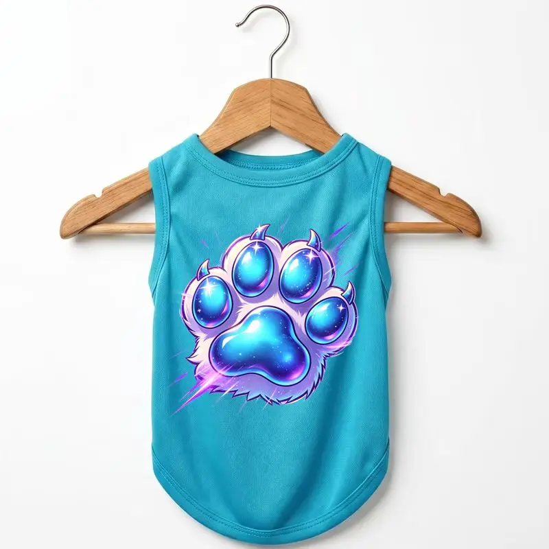 Galaxy Paw Print Dog Vest - Summer Cool Breathable Pet Tank Top, Non-Cotton Lightweight Puppy Clothes for Small Breeds
Galaxy Paw Print Dog Vest - Summer Cool Breathable Pet Tank Top, Non-Cotton Lightweight Puppy Clothes for Small Breeds