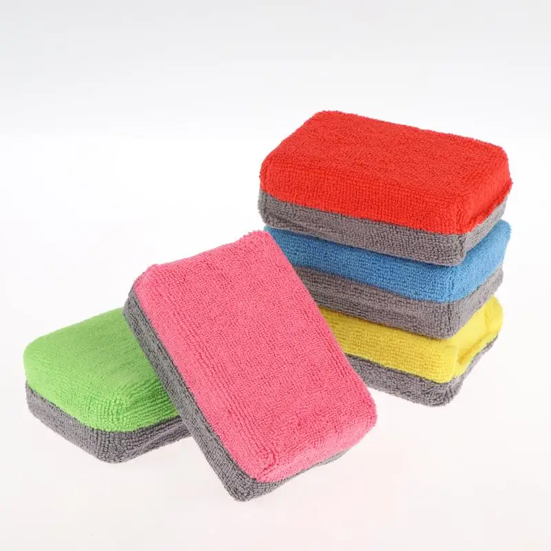 Microfiber Sponge Applicator Pad Soft Double Stitched Car Wax Polish Applicator Safe For Automotive Paint Surfaces
Microfiber Sponge Applicator Pad Soft Double Stitched Car Wax Polish Applicator Safe For Automotive Paint Surfaces