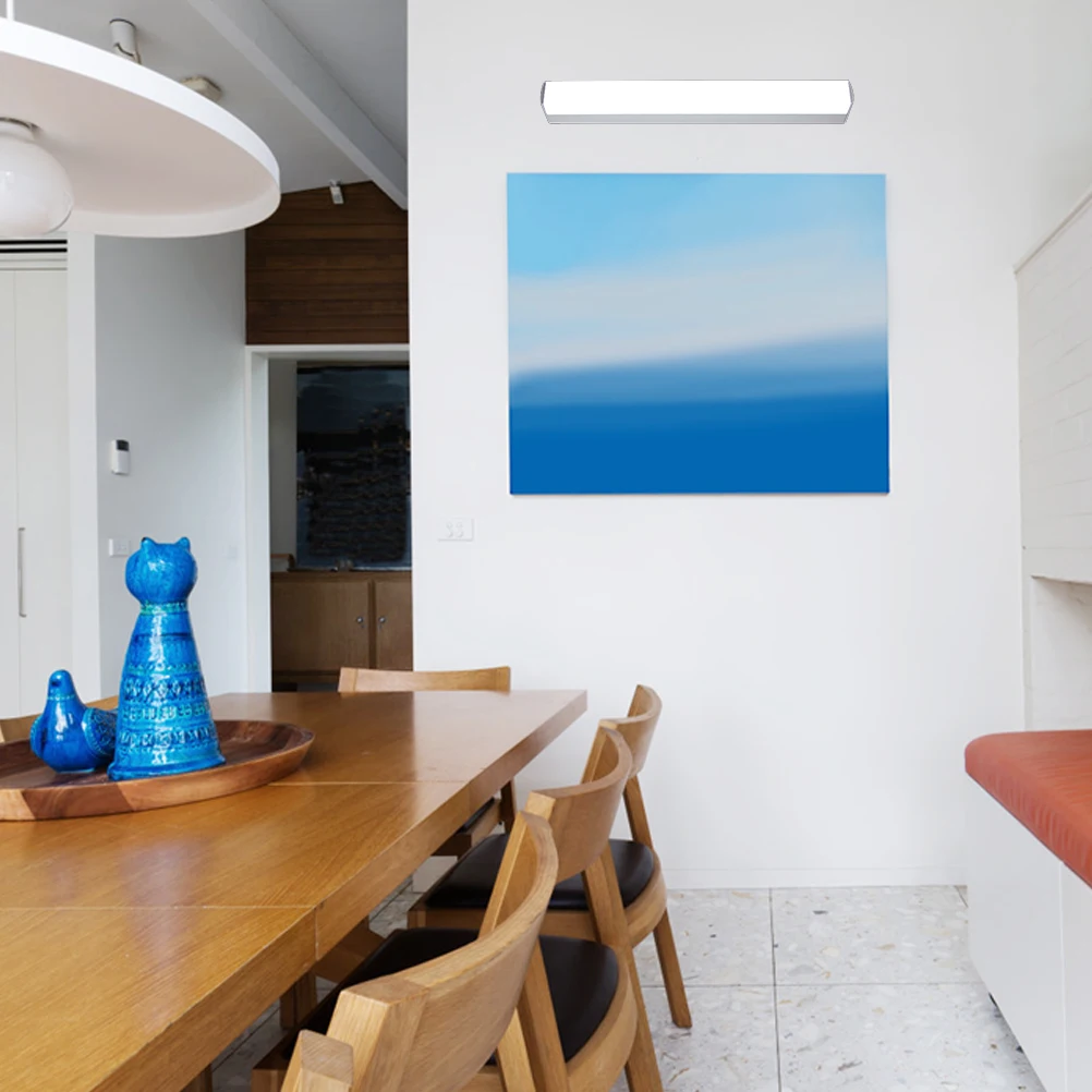 40cm LED Mirror Lamp 16W Silver Grey Bathroom Lighting Wall Mount Modern Simple Style White Light Even LED Source
40cm LED Mirror Lamp 16W Silver Grey Bathroom Lighting Wall Mount Modern Simple Style White Light Even LED Source