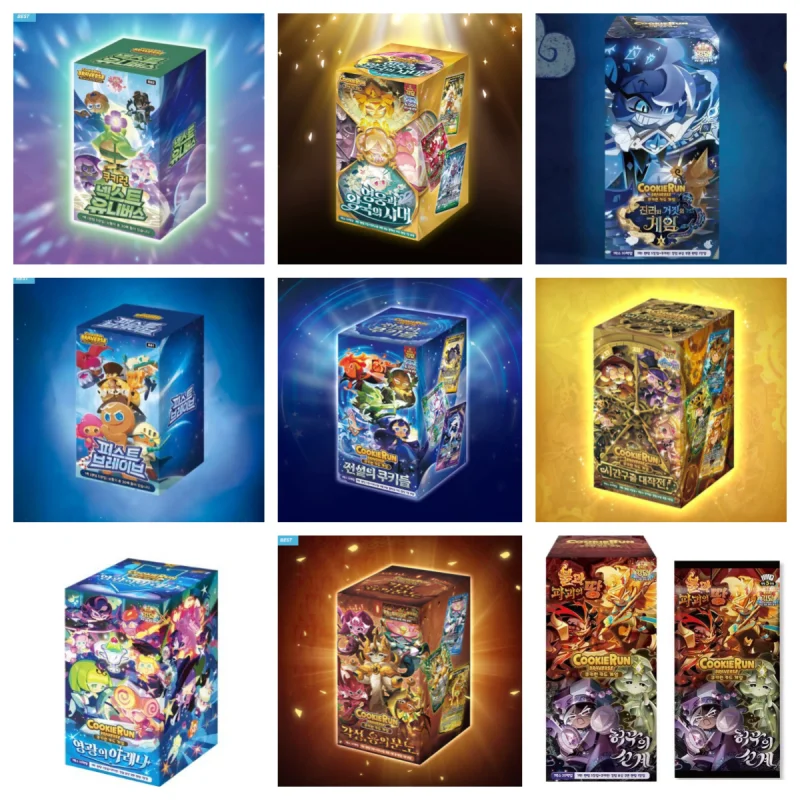 In Stock Original Cookie Run Kingdom Battle Cards Vol 1 To 9 Korean Version Collectible Trading Card Game Anime Merch Toy Gift
In Stock Original Cookie Run Kingdom Battle Cards Vol 1 To 9 Korean Version Collectible Trading Card Game Anime Merch Toy Gift