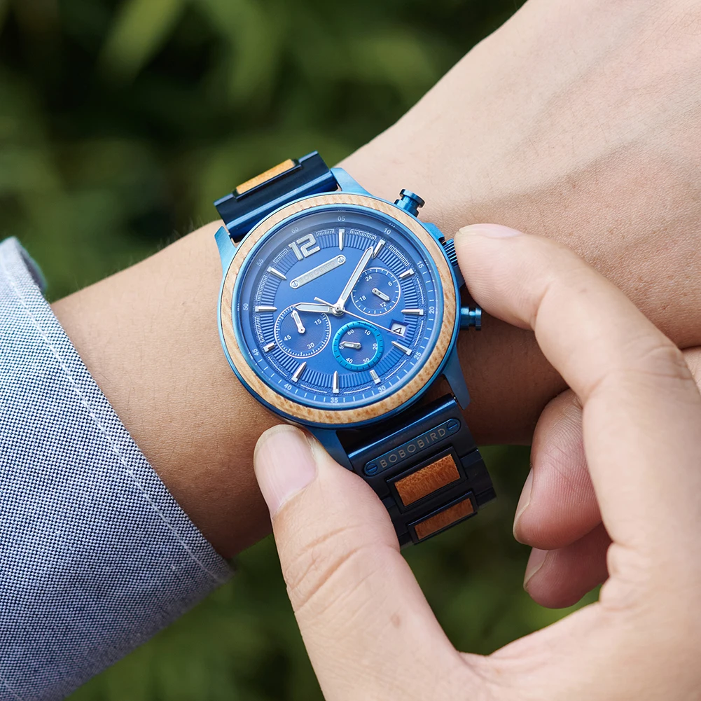 Мужские часы BOBO BIRD, роскошные деревянные часы, многофункциональные часы для мужчин, поддержка OEM, дропшиппинг 
Мужские часы BOBO BIRD, роскошные деревянные часы, многофункциональные часы для мужчин, поддержка OEM, дропшиппинг