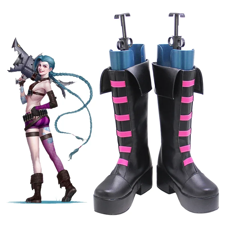 Arcane костюм Джинкс обувь игры lol jinx обувь женская черная обувь высокие ботинки на каблуках Хэллоуин
Arcane костюм Джинкс обувь игры lol jinx обувь женская черная обувь высокие ботинки на каблуках Хэллоуин
