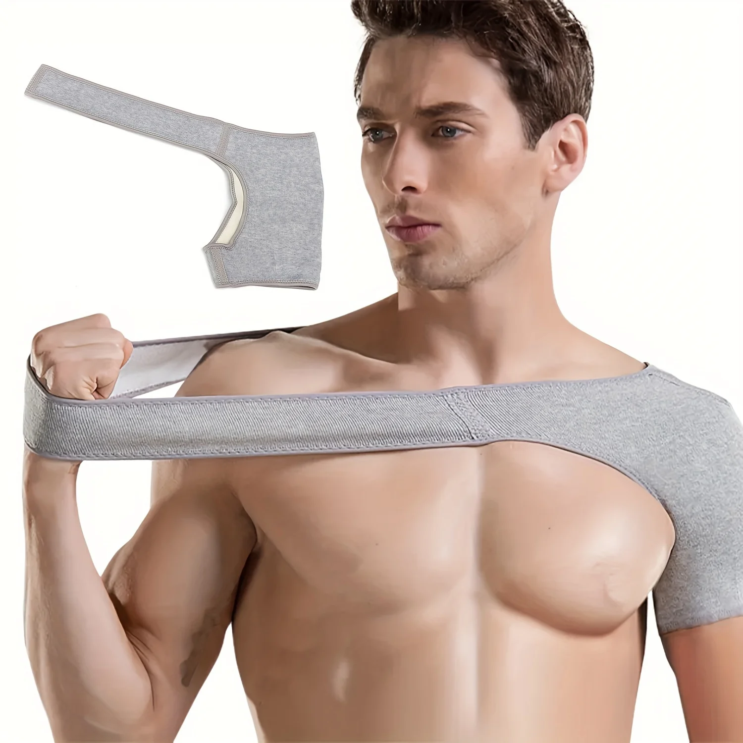 Adjustable Shoulder Brace, Neoprene Single Shoulder Back Support, Bamboo Charcoal Fiber Elastic Compression Wrap for Men and Wom
Adjustable Shoulder Brace, Neoprene Single Shoulder Back Support, Bamboo Charcoal Fiber Elastic Compression Wrap for Men and Wom