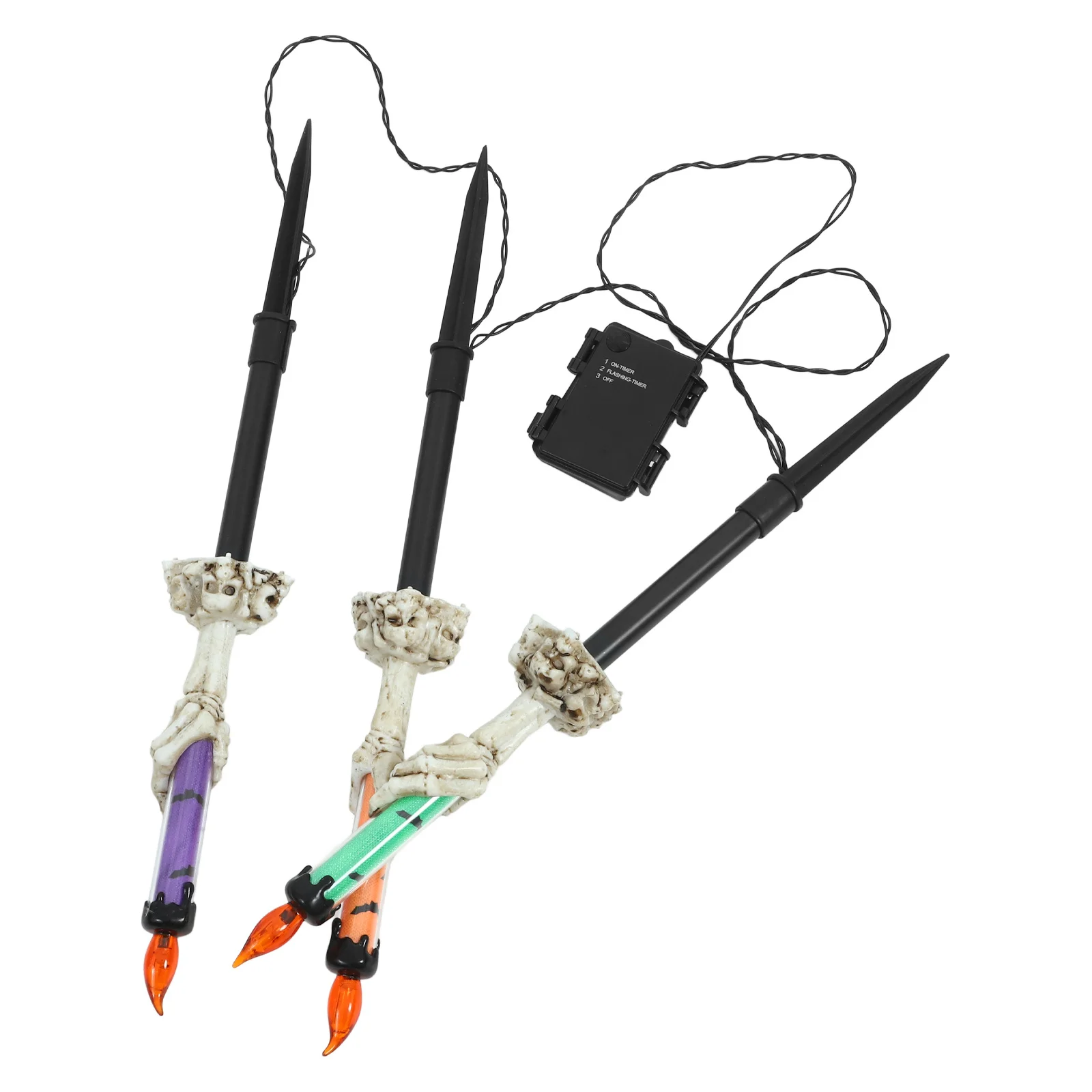 1 set Halloween Decorations Outdoor Stake Lamp Yard Garden Pathway Light Ghost Lamp Solar-Powered
1 set Halloween Decorations Outdoor Stake Lamp Yard Garden Pathway Light Ghost Lamp Solar-Powered