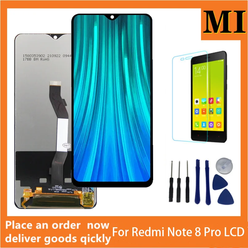 ЖК-дисплей 6,53 дюйма для Xiaomi Redmi Note 8 Pro M1906G7I M1906G7G, сменный сенсорный экран для Redmi Note 8 Pro, 2015105
ЖК-дисплей 6,53 дюйма для Xiaomi Redmi Note 8 Pro M1906G7I M1906G7G, сменный сенсорный экран для Redmi Note 8 Pro, 2015105