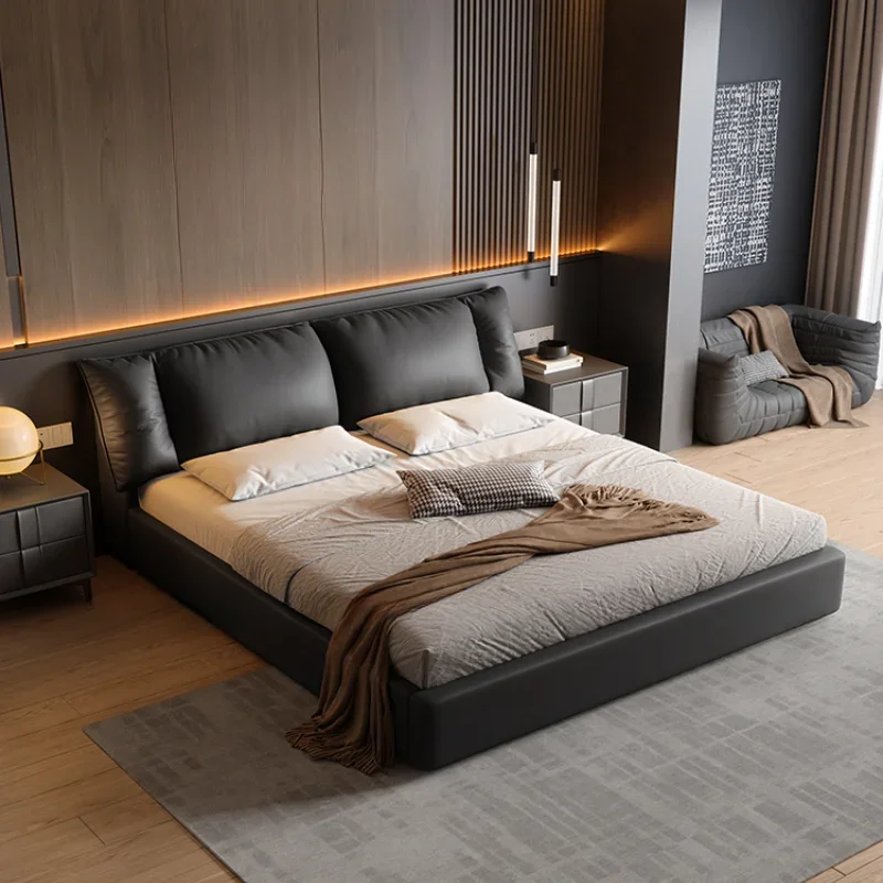 Wood Tall Headboard Bed Frame King Size Elegant Storage Nightstands Queen Bed Frame Twin Modern Cama Moderno Lujo Home Furniture
Wood Tall Headboard Bed Frame King Size Elegant Storage Nightstands Queen Bed Frame Twin Modern Cama Moderno Lujo Home Furniture