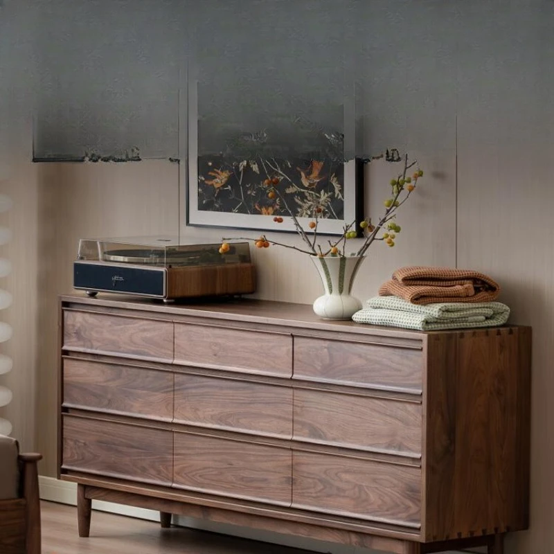 Комод из массива дерева, черный орех, девять комодов, прикроватная тумбочка для спальни, ретро-комод из орехового дерева, шесть комодов d
Комод из массива дерева, черный орех, девять комодов, прикроватная тумбочка для спальни, ретро-комод из орехового дерева, шесть комодов d