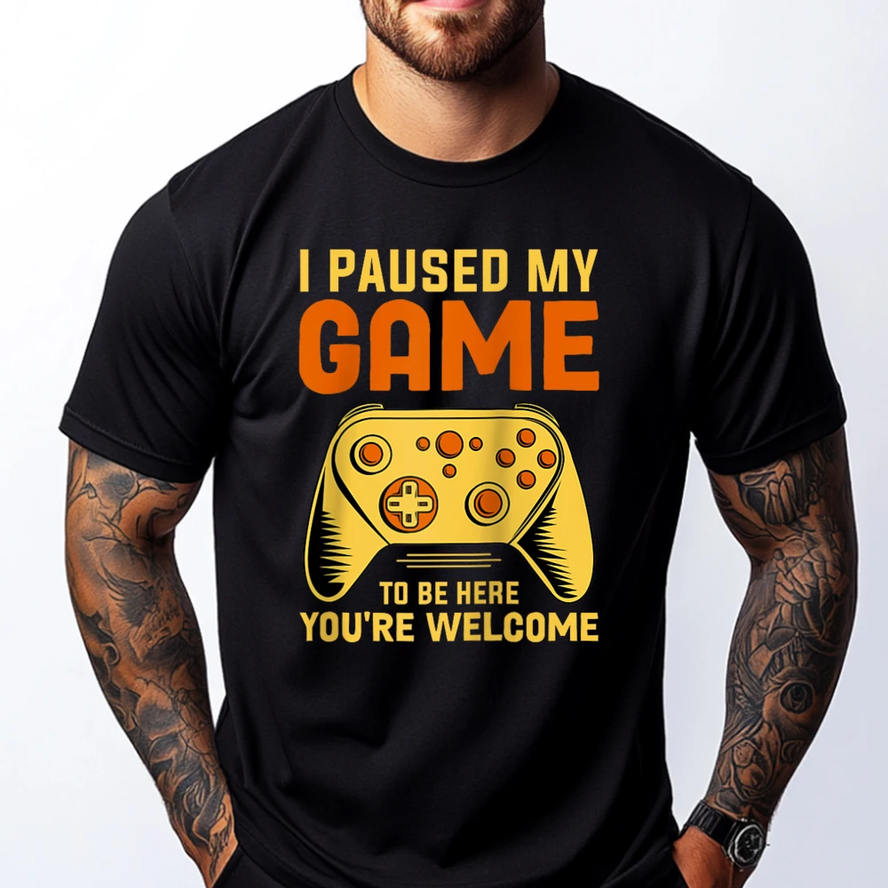 I Paused My Game To Be Here You Re Welcome Gamer Raglan Graphic Shirts Men's T-Shirts Memorial Day Casual
I Paused My Game To Be Here You Re Welcome Gamer Raglan Graphic Shirts Men's T-Shirts Memorial Day Casual