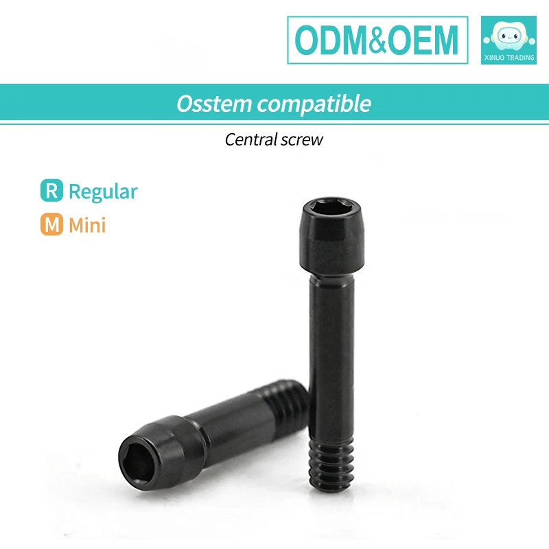 10PS Osstem Compatible Ti Abutment Screws Internal Hex Titanium Screw Dental Implant Component Grade 5 Verified Supplier OEM ODM
10PS Osstem Compatible Ti Abutment Screws Internal Hex Titanium Screw Dental Implant Component Grade 5 Verified Supplier OEM ODM