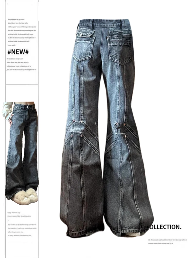 Women's Blue Jeans Baggy Harajuku Aesthetic Denim Trousers Y2k Loose Wide Jean Pants Vintage 2000s Trashy Oversize Clothes 2024
Women's Blue Jeans Baggy Harajuku Aesthetic Denim Trousers Y2k Loose Wide Jean Pants Vintage 2000s Trashy Oversize Clothes 2024