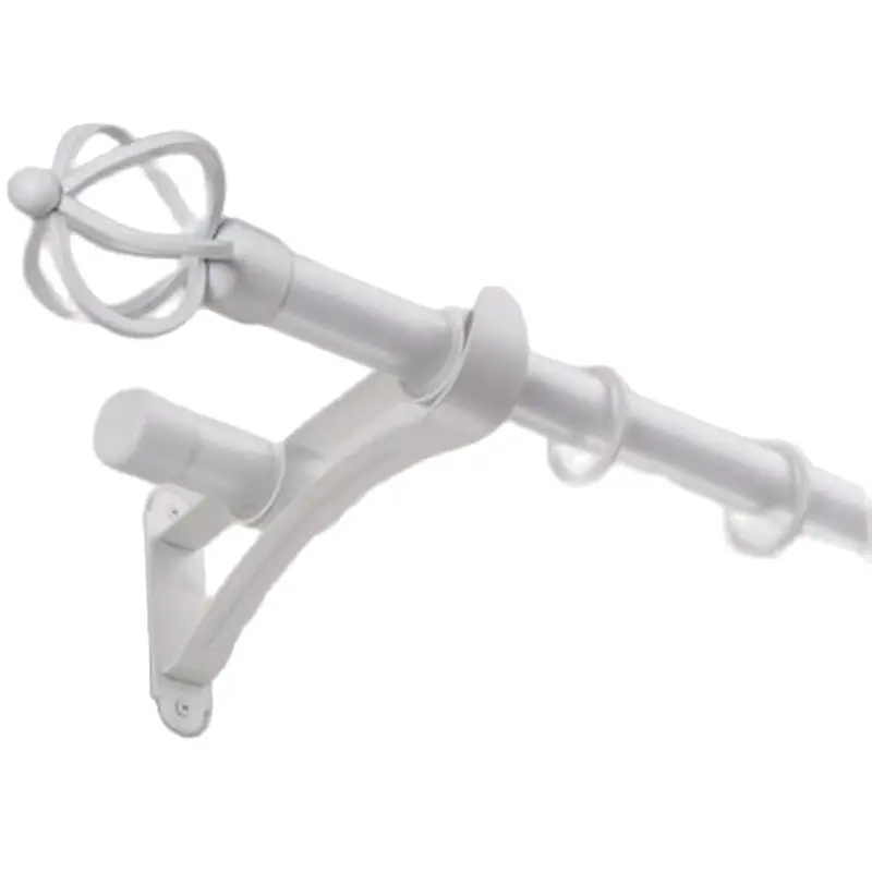 Sungshida White Window Hardware Curtain pole Metal Ball Cage Finial+Brackets22+22mm 7/8+7/8Inch Diameter Double Curtain Rod Set
Sungshida White Window Hardware Curtain pole Metal Ball Cage Finial+Brackets22+22mm 7/8+7/8Inch Diameter Double Curtain Rod Set