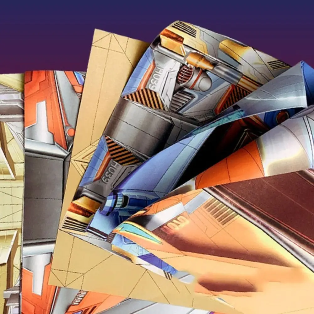 Paper Handmade Colored Paper Set Art Learning Montessori Airplane Origami Set 32Pcs /set Cartoon Versatile Paper Aircraft Toy
Paper Handmade Colored Paper Set Art Learning Montessori Airplane Origami Set 32Pcs /set Cartoon Versatile Paper Aircraft Toy
