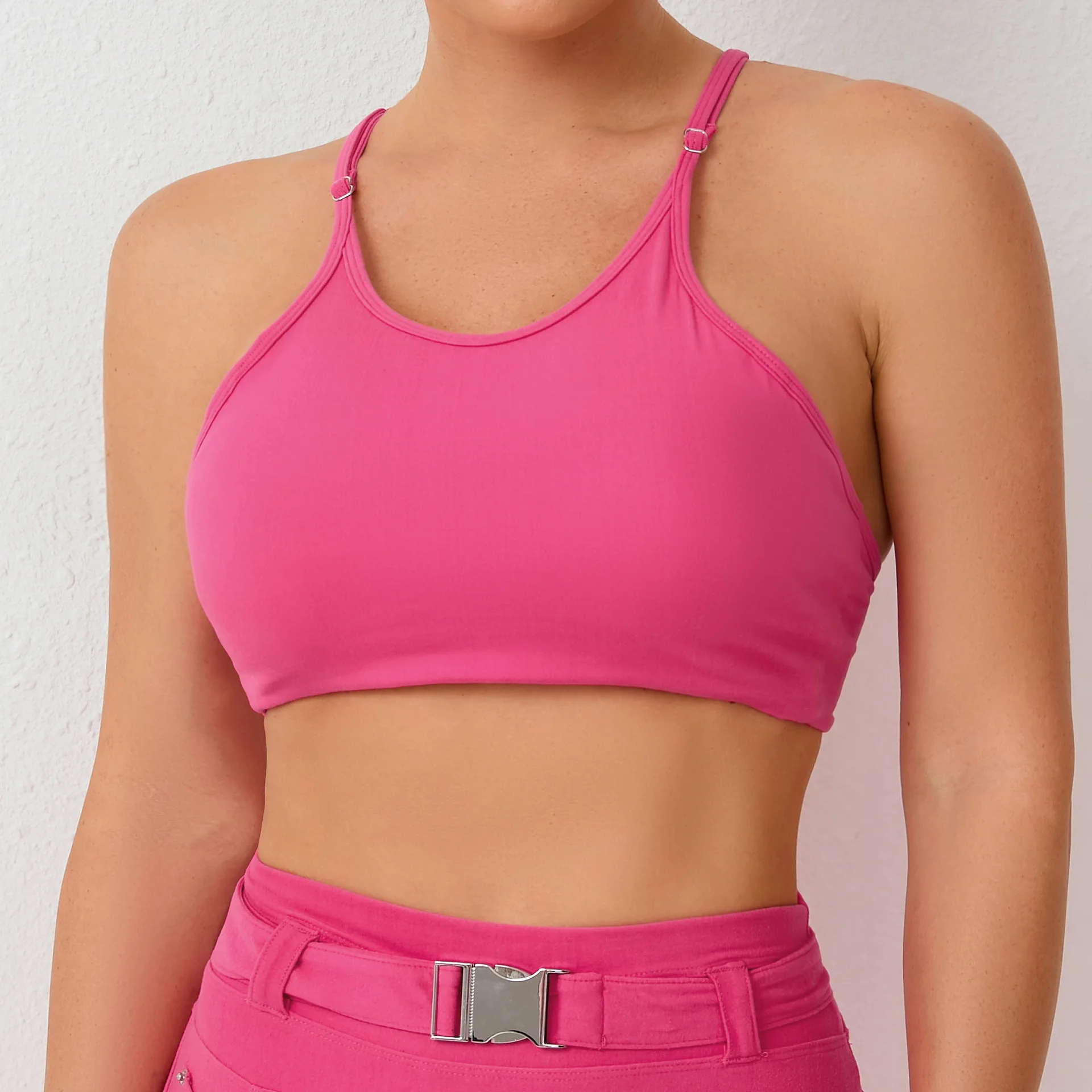 2025 Nylon Bra Top Women Sexy Tight Sports Bra Gym Fitness Yoga Women's Underwear Chest Pad Removable Anti-shake Women's Bra
2025 Nylon Bra Top Women Sexy Tight Sports Bra Gym Fitness Yoga Women's Underwear Chest Pad Removable Anti-shake Women's Bra