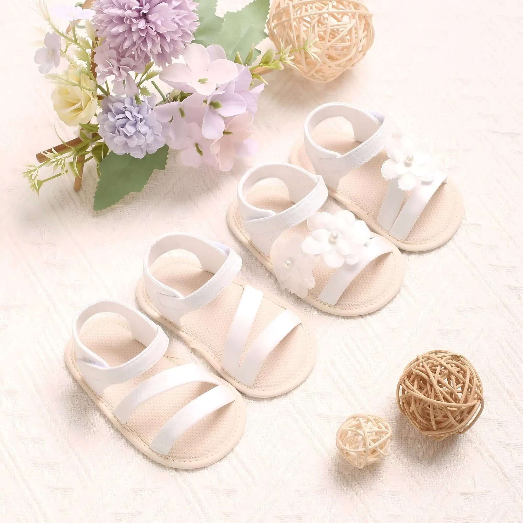 0-1 Year Baby Girls Sandals with Bowknot Detail Non-Slip Sole Soft Princess Shoes for Beach First Walker Toddler Sandals
0-1 Year Baby Girls Sandals with Bowknot Detail Non-Slip Sole Soft Princess Shoes for Beach First Walker Toddler Sandals