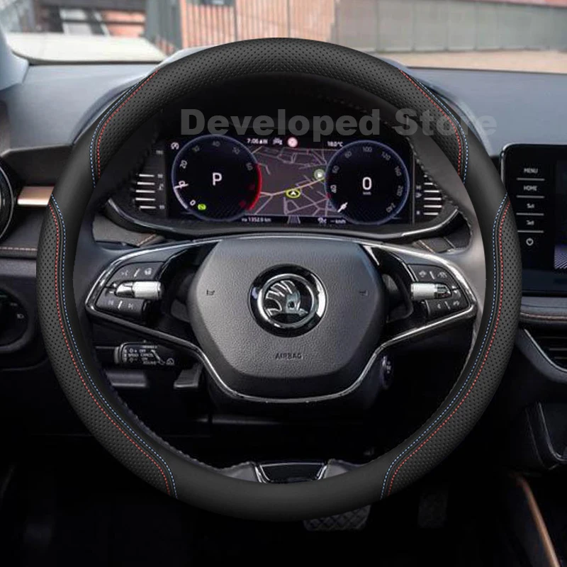 Car Steering Wheel Cover For Skoda Fabia MK1 6Y MK2 MK3 PJ MK4 1999-2024 Leather Auto Steering Wheel Skoda Fabia Accessories
Car Steering Wheel Cover For Skoda Fabia MK1 6Y MK2 MK3 PJ MK4 1999-2024 Leather Auto Steering Wheel Skoda Fabia Accessories