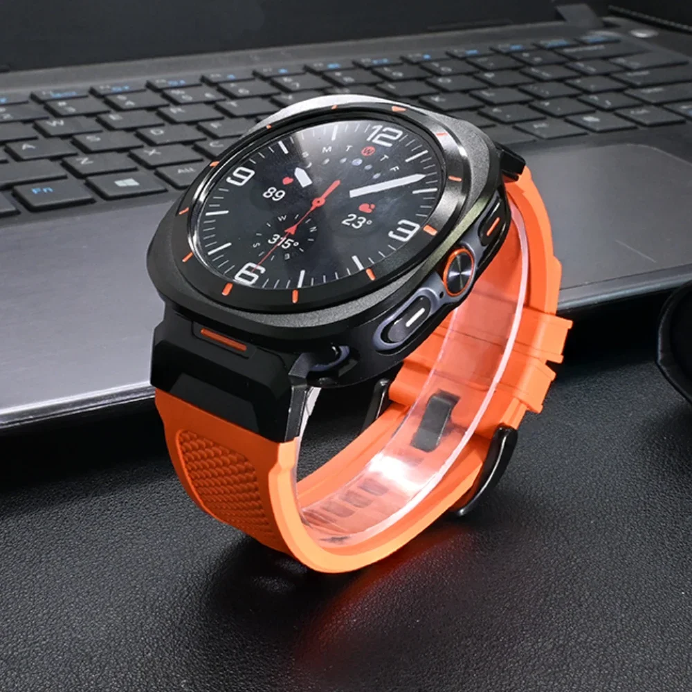 Sport Silicone Bracelet+Case for Samsung Galaxy Watch Ultra 7 47mm Luxury Men Strap For GALAXY 47MM ULTRA Band Cover Accessories
Sport Silicone Bracelet+Case for Samsung Galaxy Watch Ultra 7 47mm Luxury Men Strap For GALAXY 47MM ULTRA Band Cover Accessories