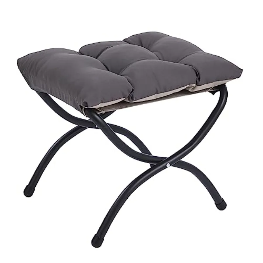 Folding upholstered footrest stool for living room bedroom, metal frame with detachable thick cotton cushion, modern small port
Folding upholstered footrest stool for living room bedroom, metal frame with detachable thick cotton cushion, modern small port